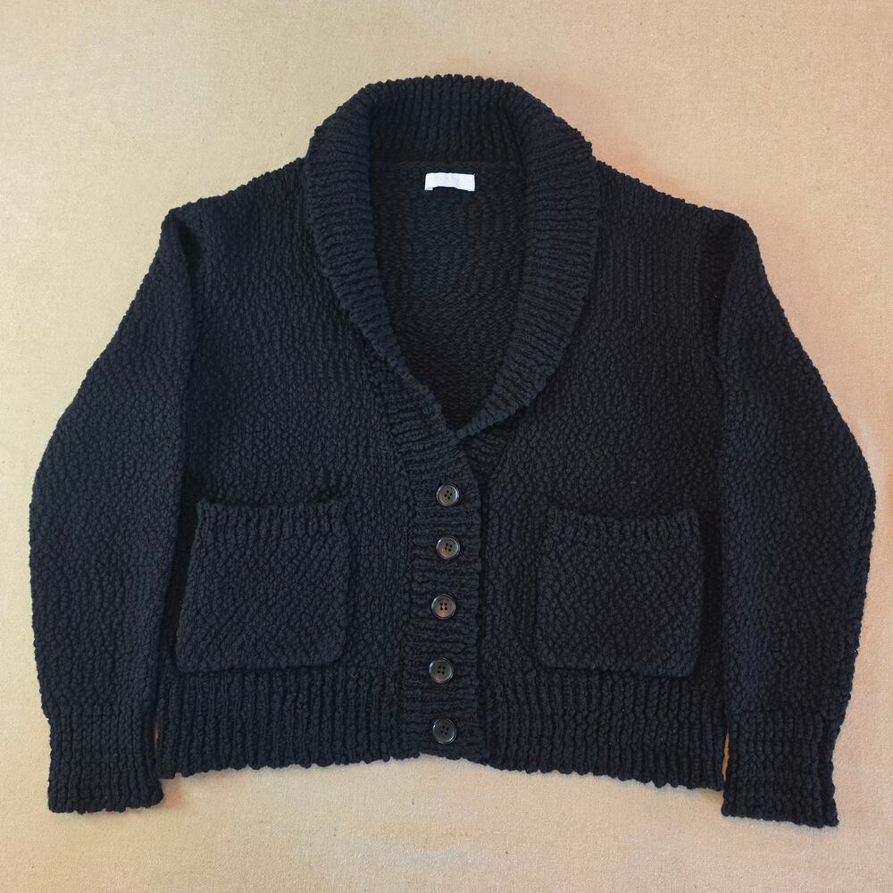 Sablyn Elia Cardigan Sweater Black Sz Small Reg $650